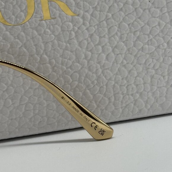 NEW 30MONTAIGNE S7U B0A0 DIOR GOLD GREY WOMEN DIOR SUNGLASSES - Picture 14 of 15